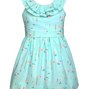Girls dress pattern, The EMMA ROSE Dress, automatic digital PDF download, photo tutorial, girl sewing pattern, flower girl dress, sizes 2-8 image 6