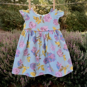 Dress Pattern The ALAINA DRESS for babies and little girls, 3 styles in 1 pattern, DIGITAL sewing pattern, fits ages 6 months 6 years image 8