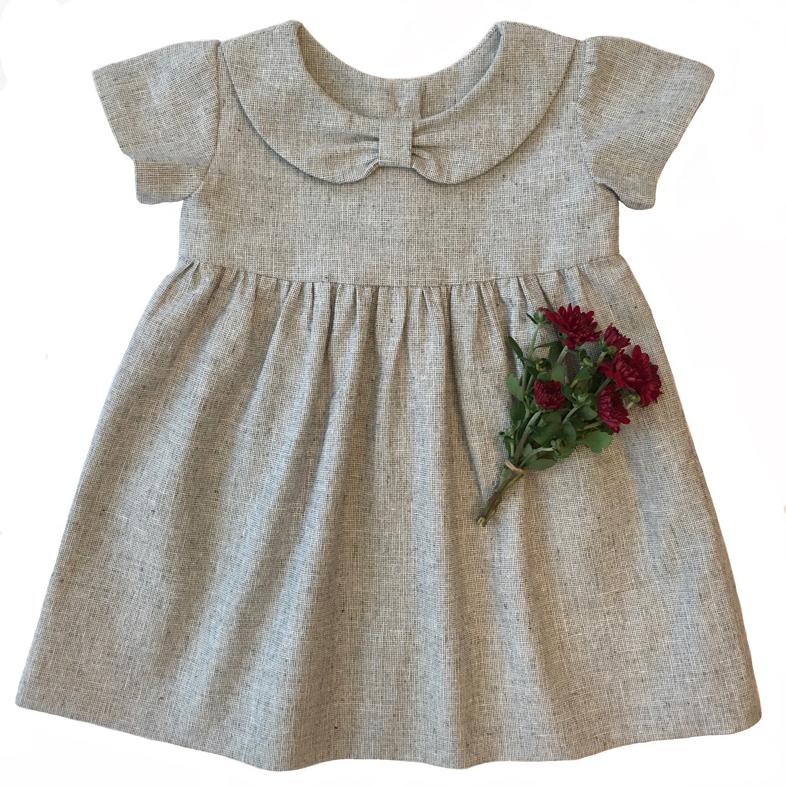 fitted lace wedding dress Girls' Sweet Strawberries Ruffle Maxi Dress Size: 3T Toddler by Mila & Rose main image 0