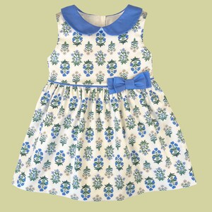 Girls Dress Pattern, The MARGO DRESS, toddler dress pattern, sewing pattern, instant download, girls sewing pattern pdf, buttons in back image 3