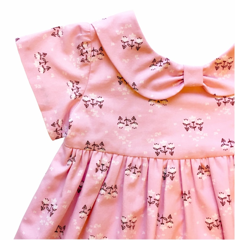 Dress Pattern, The ALAINA DRESS for babies and little girls, 3 styles in 1 pattern, DIGITAL pdf sewing pattern, fits ages 6 months 6 years image 1