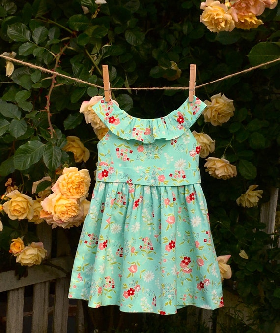 Emma flower top girl dresses
