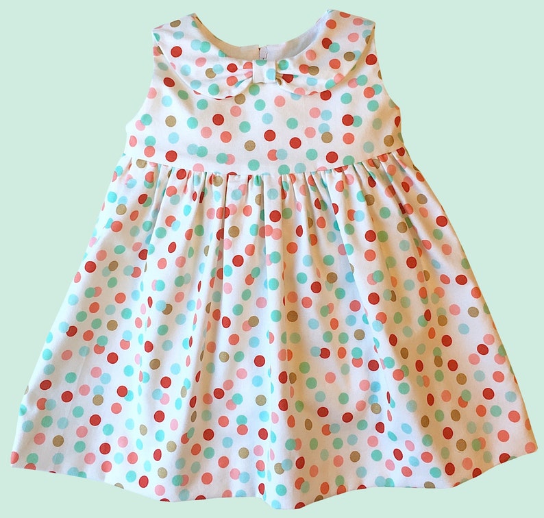 Dress Pattern The ALAINA DRESS for babies and little girls, 3 styles in 1 pattern, DIGITAL pdf sewing pattern, fits ages 6 months 6 years image 5