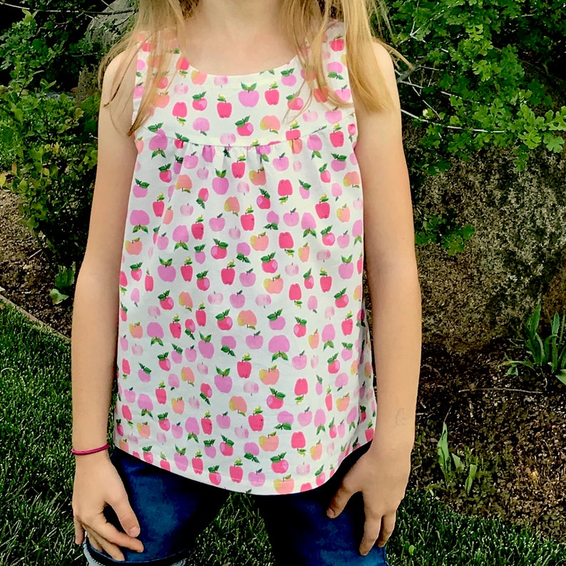 Girls blouse pattern, The KELSIE Pattern , sewing pattern, toddler blouse pattern, fits ages 2-8, instant download digital PDF pattern image 7