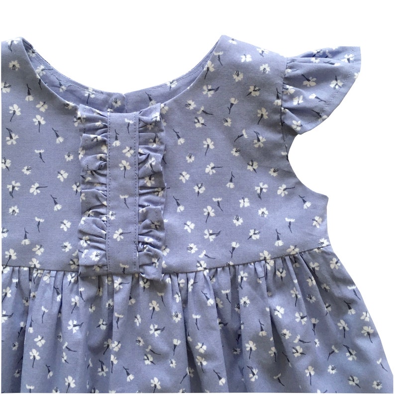 Dress Pattern The ALAINA DRESS for babies and little girls, 3 styles in 1 pattern, DIGITAL sewing pattern, fits ages 6 months 6 years image 4