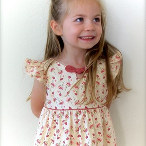 Girls dress pattern, The MADDIE LOU Dress, toddler dress pattern, sewing pattern, instant digital PDF download, photo tutorial, sizes 2-6 image 3