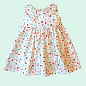 Dress Pattern The ALAINA DRESS for babies and little girls, 3 styles in 1 pattern, DIGITAL sewing pattern, fits ages 6 months 6 years image 5