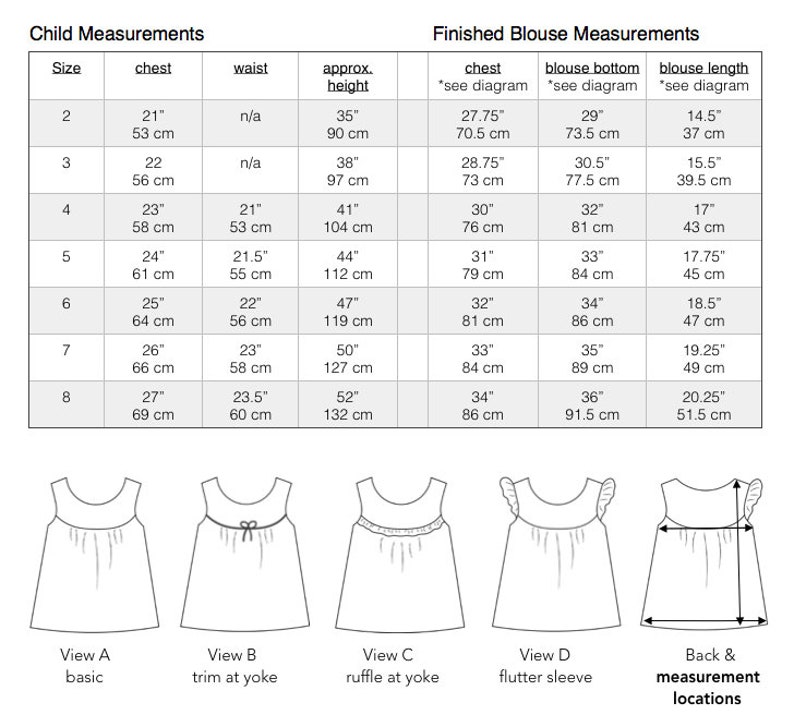 Girls blouse pattern, The KELSIE Pattern , sewing pattern, toddler blouse pattern, fits ages 2-8, instant download digital PDF pattern image 9