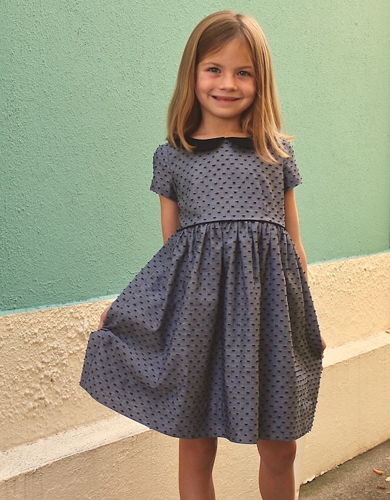 Girls Dress Pattern VINTAGE KATE Dress Toddler Dress 