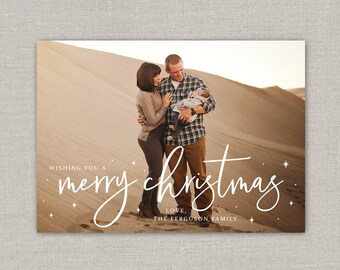 Scripted Christmas Photo Card