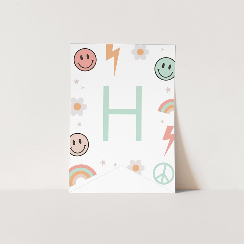 Editable Happy Face Party Birthday Invitation Template: Instant Download image 3