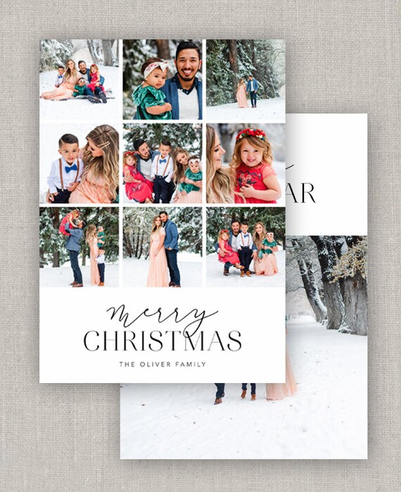 Collage cheap christmas cards