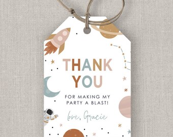Space Favor Tags: Instant Download