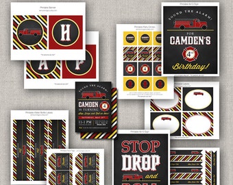Fire Truck Party Collection - DIY