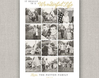 It's a Wonderful Life Holiday Photo Card