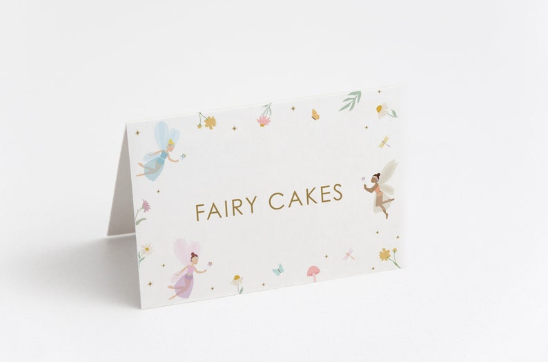 Fairy Food Tent Labels: Instant Download image 1