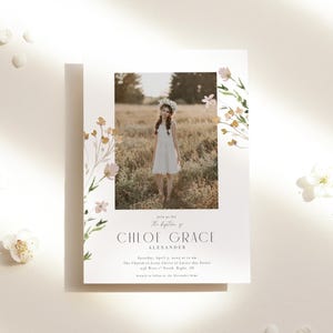 LDS Taufeinladung - Chloe