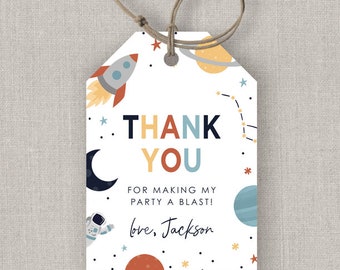 Space Favor Tags: Instant Download