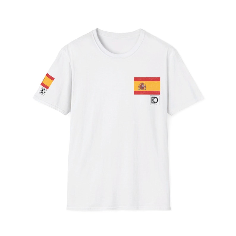 Spain Flag - Sustainably Made Kids T-shirt main image 1