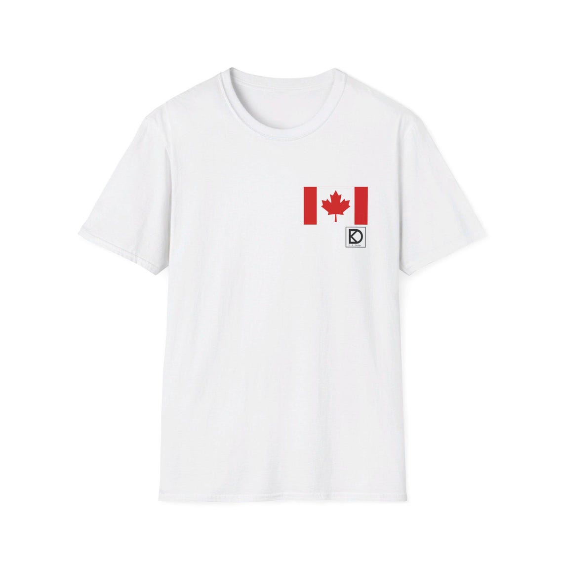 Canada Flag - Sustainably Made Men's cotton t-shirt main image 1