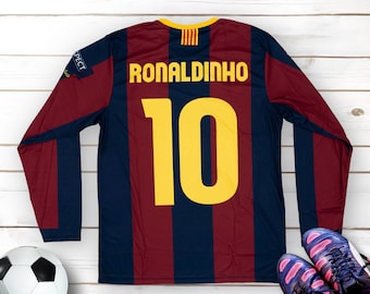 2005-06 Barcelona Maillot extérieur Ronaldinho #10 - 5/10 - (L