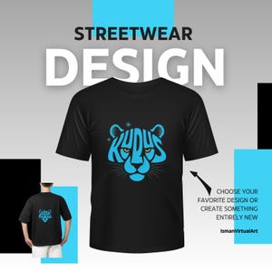 Urban Streetwear T-shirtontwerpbundel: hoge resolutie png-afbeelding (digitale download)