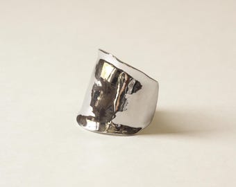 Metal Hair Ponytail Cuff Stick | Silver