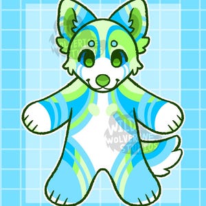 DIGITAL Canine Furry Adopt Character Adoptable