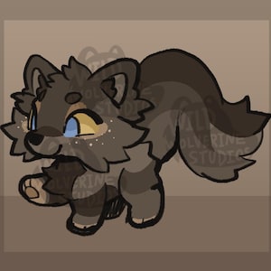 DIGITAL Red Panda Furry Adopt Character Adoptable