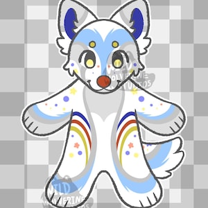 DIGITAL Canine Furry Adopt Character Adoptable