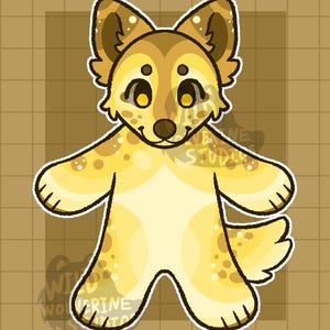 DIGITAL Canine Furry Adopt Character Adoptable