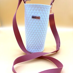 Tasche "Emely" Flaschentasche Flaschträger Flasche Umhängetasche Transport von Flaschen bis zu 9 cm im Durchmesser