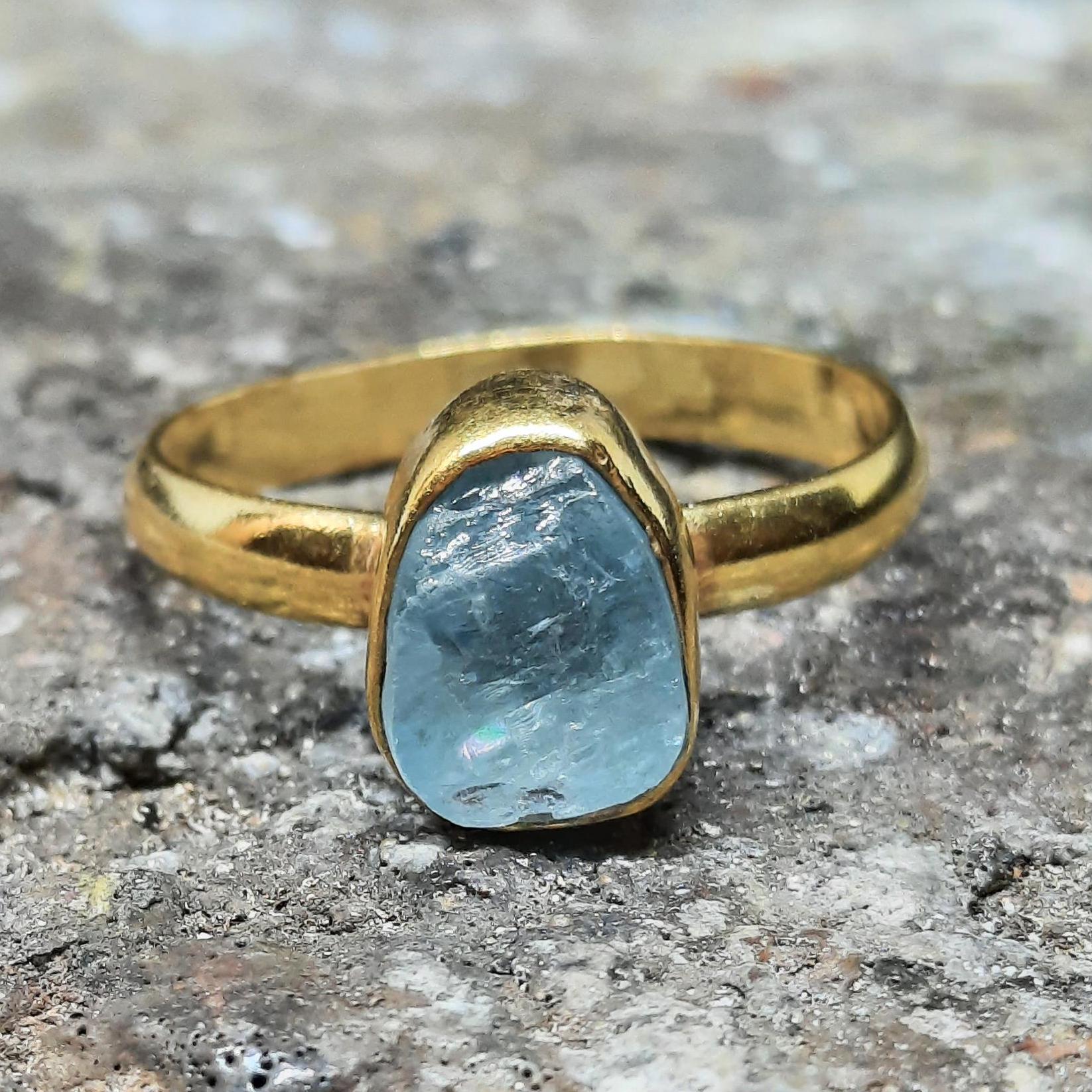 人気ランキング1位～（売れ筋商品） Aquamarine Etsy - Ring Pinky アクセサリー