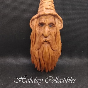 Carved Wood Spirit-Carved Tree Man-Tree Spirit-Wizard Face-Carved Face-Forest Man-Greenman