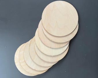 Drewniane krążki, kółka, ozdoby drewniane, 5 cm, 8 cm, 10 cm. Opakowania po 25, 50, 100 sztuk.