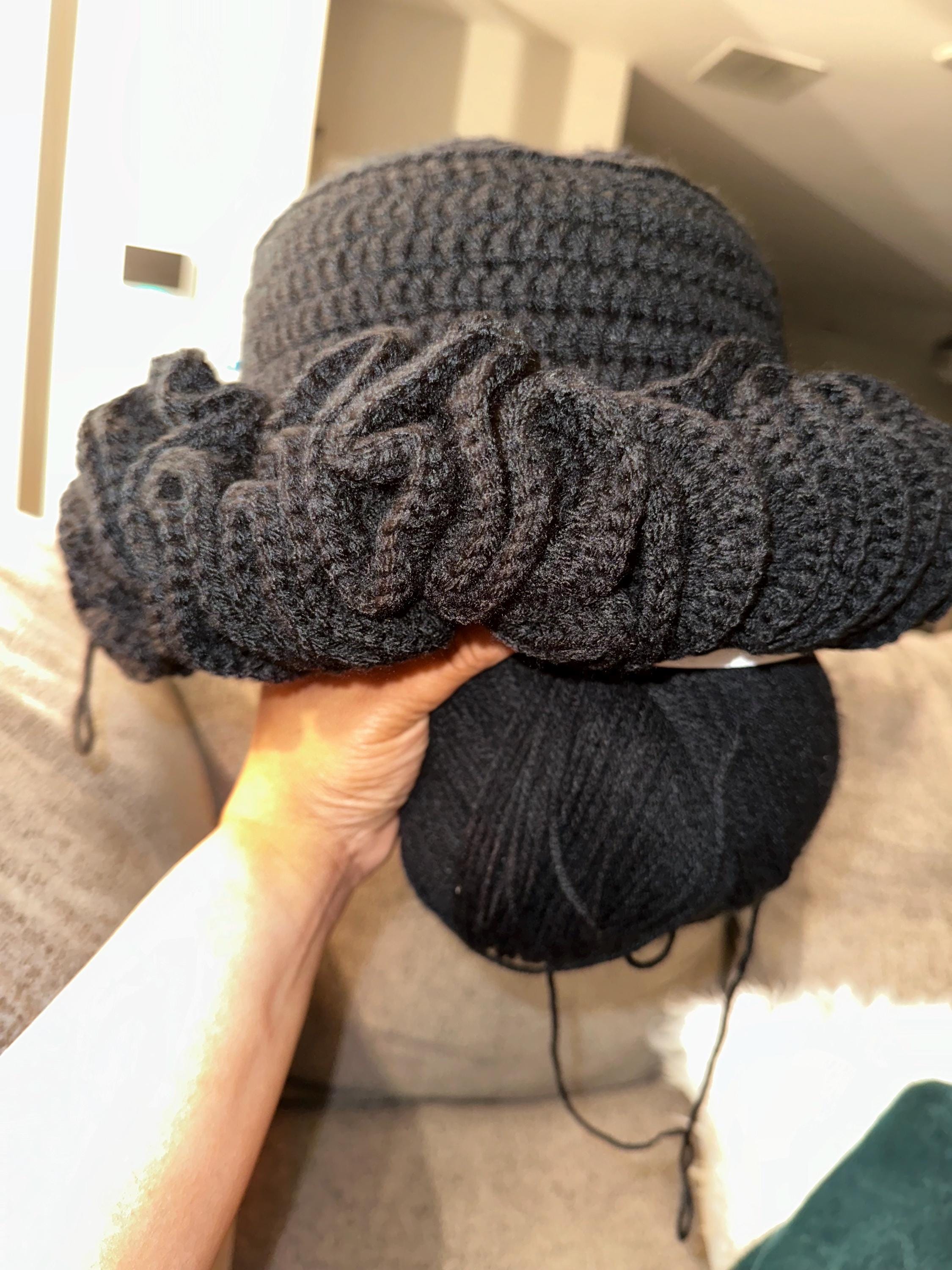 Crochet Ruffle Hat Pattern - Etsy