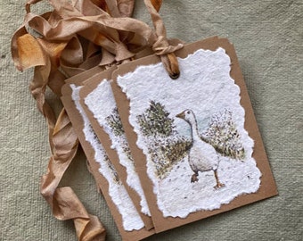 Wee Little Goose Gift Tags
