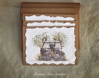 Miniature Rose Cottage Gift Enclosures Cards