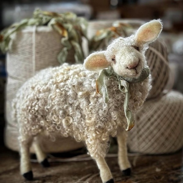 Needle-felted Sheep- Made to order