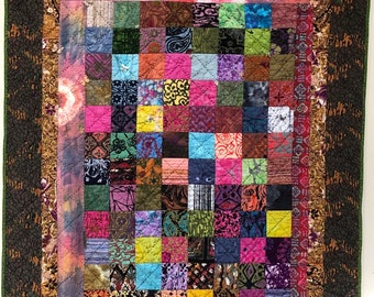 Playing in the Dirt 39x47 inch art quilt