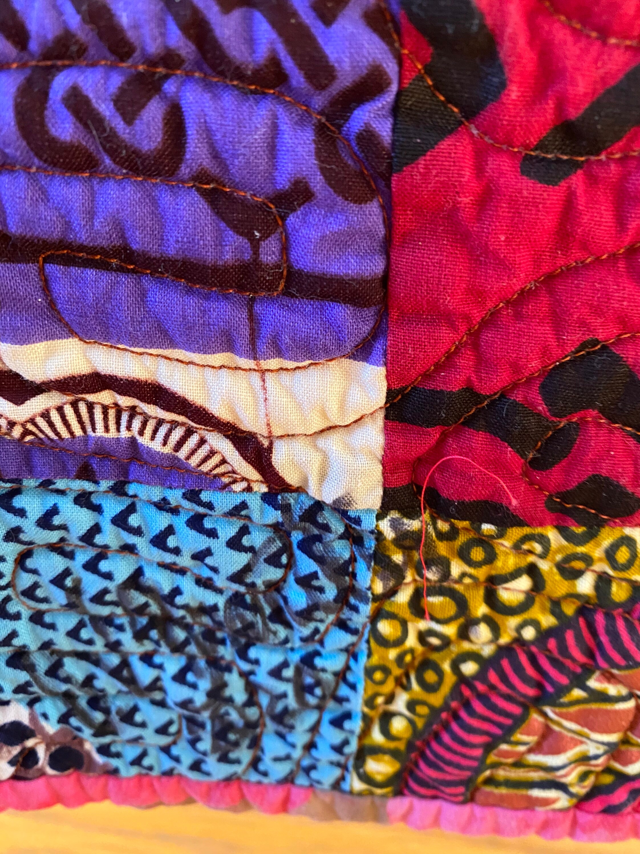 Be Joyfully Authentic, African Art Quilt