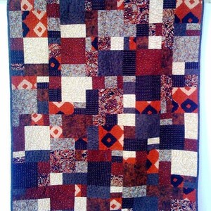 Hot Chocolate, 38 x 45 inch wallhanging quilt, 2008 image 1