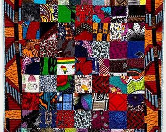 The Wonders of Africa 37 X 43 inch art quilt