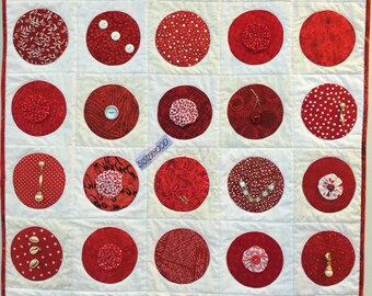 Circles of Sisterhood 30x36 inch art quilt