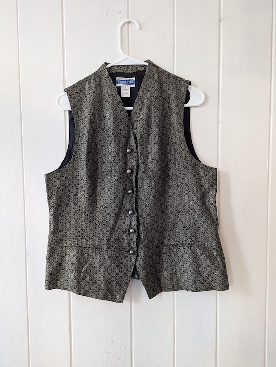 90s women's Pendleton vest - image 1