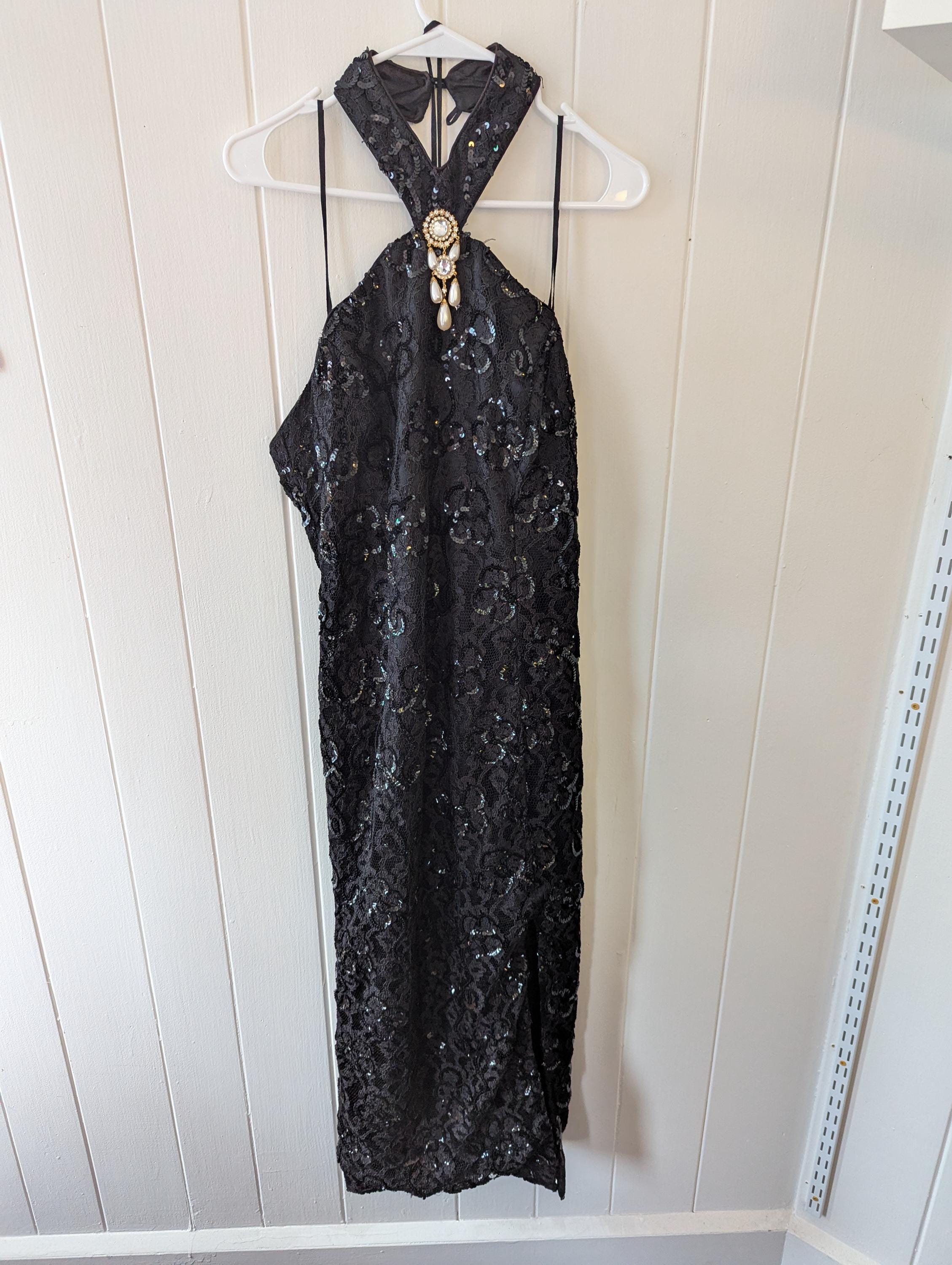 Jessica Mcclintock Black Dress - Etsy