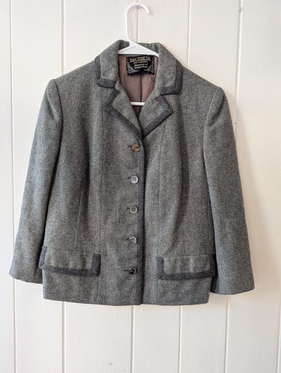 1950s 1960s British wool coat