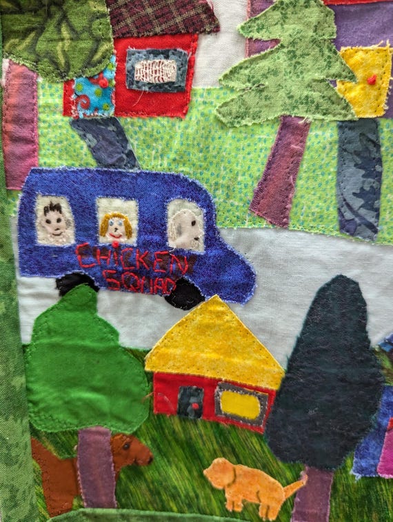 Handmade Patchwork Quilt Vest - image 4