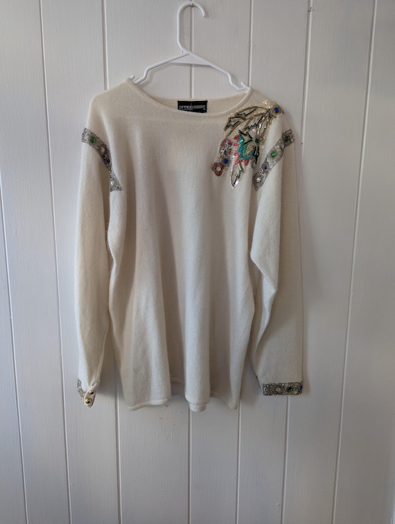 80s 90s Spree International Embellished Sweater