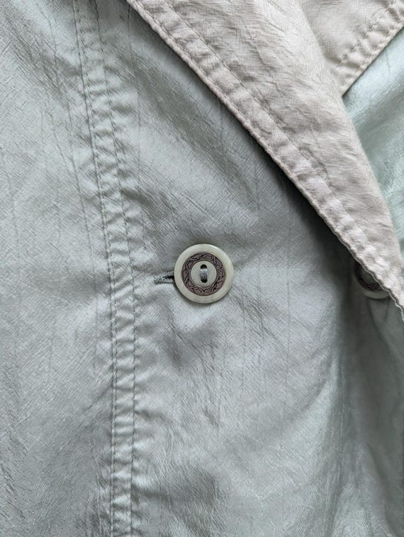80s mint green rain jacket - image 3